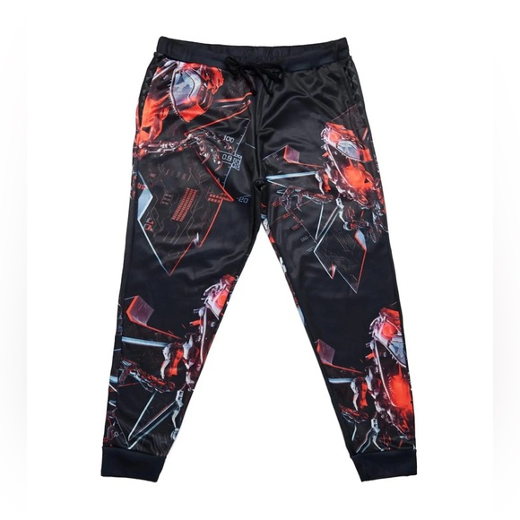 NWT- 'Magnetite' Joggers - Black/Red- Excision - Size Small - Picture 6 of 13
